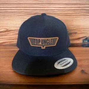 Top Uncle Leather Patch Hats