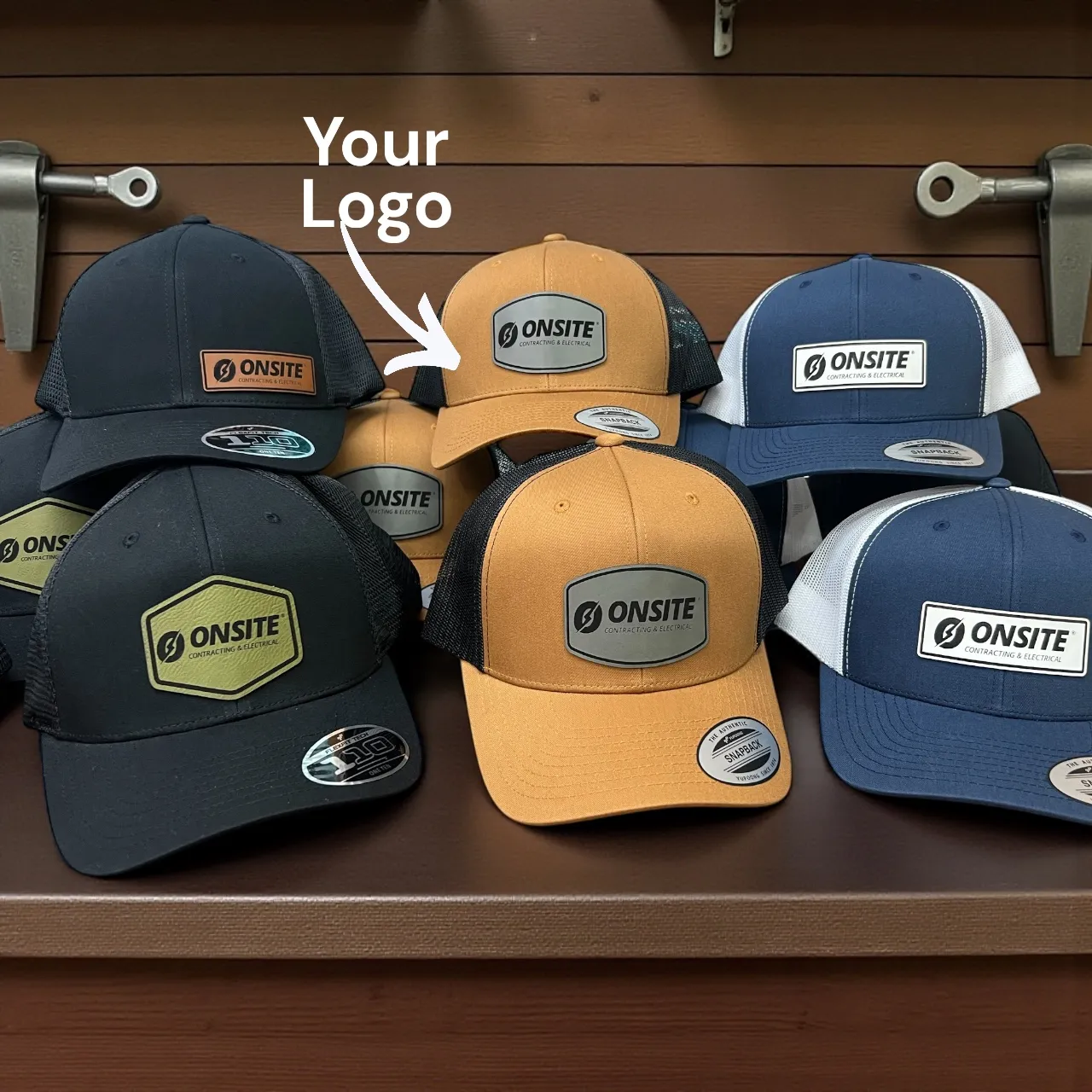 Custom Leather Patch Hats Made In Canada