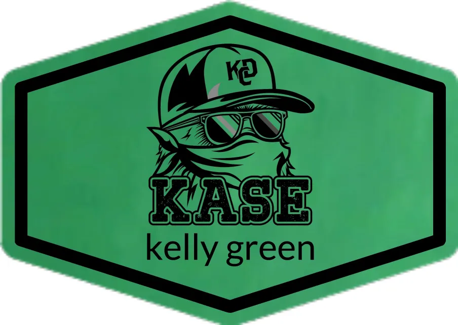 Custom Leather Patch Hats Canada Kelly Green Leather