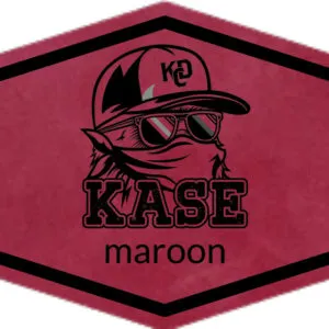 Custom Leather Patch Hats Canada Maroon/Black Leather