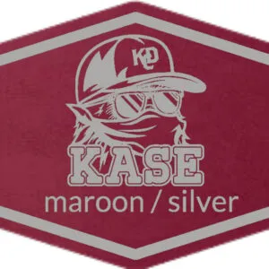 Custom Leather Patch Hats Canada Maroon Silver Leather