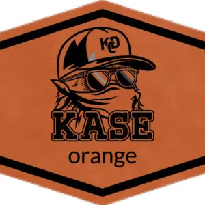 Custom Leather Patch Hats Canada Orange Leather