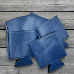 indigo blue can dusters engraved with your logo canada