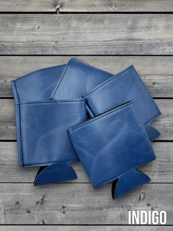 indigo blue can dusters engraved with your logo canada